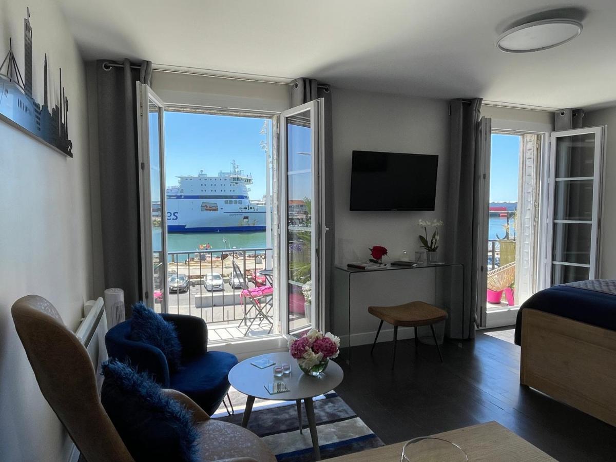 "L'Ancre" Studio Perret Pleine Vue Mer Le Havre Luaran gambar